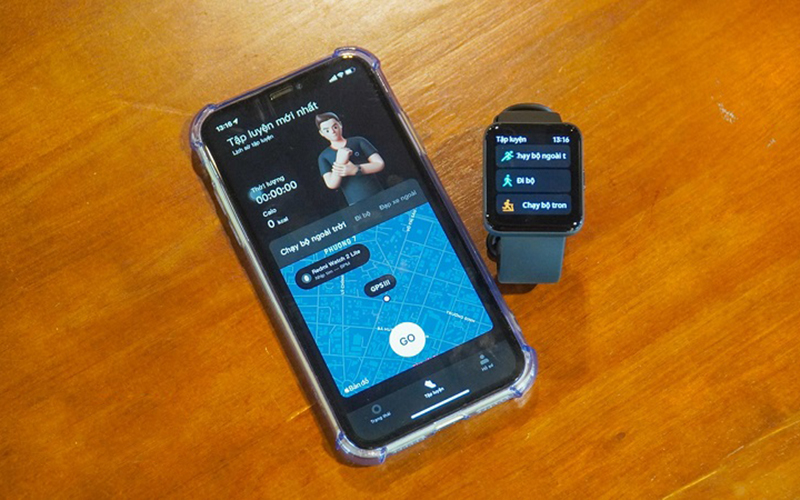 Redmi Watch 2 Lite cho ph&eacute;p kết nối với Android 6.0 v&agrave; iOS 10 trở l&ecirc;n th&ocirc;ng qua Bluetooth v5.0